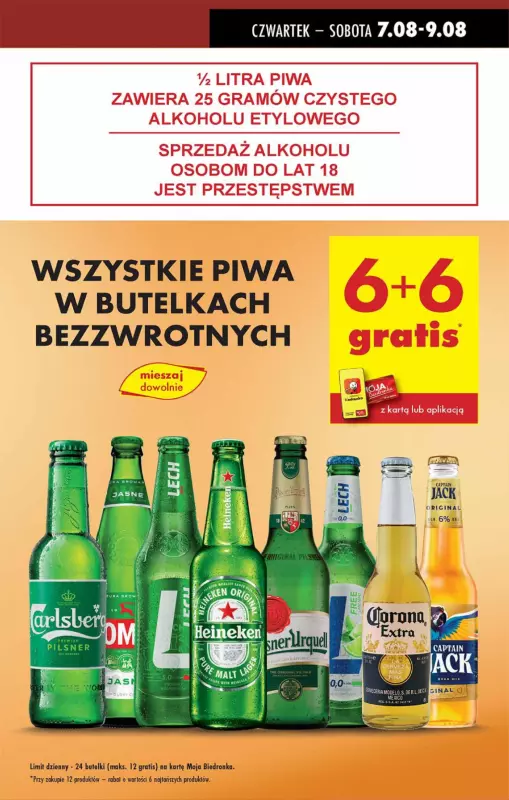 Biedronka - gazetka promocyjna Od czwartku, Z ladą tradycyjną od czwartku 07.08 do środy 13.08 - strona 7