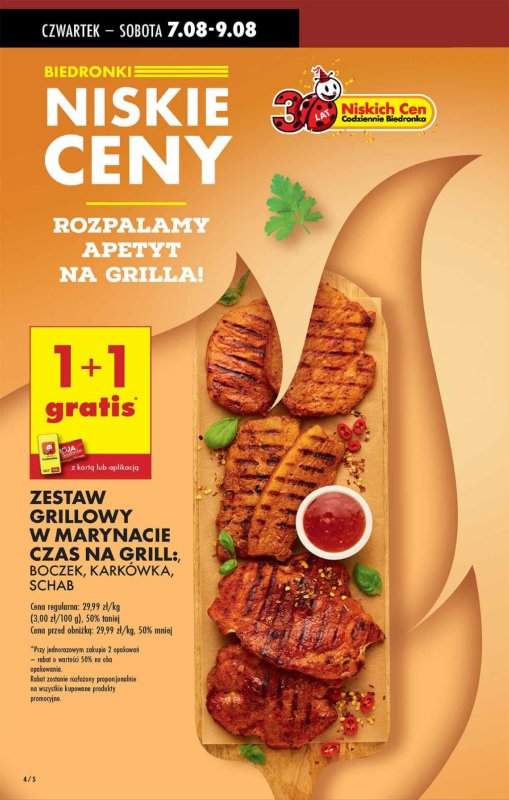 Biedronka - gazetka promocyjna Od czwartku, Z ladą tradycyjną od czwartku 07.08 do środy 13.08 - strona 4