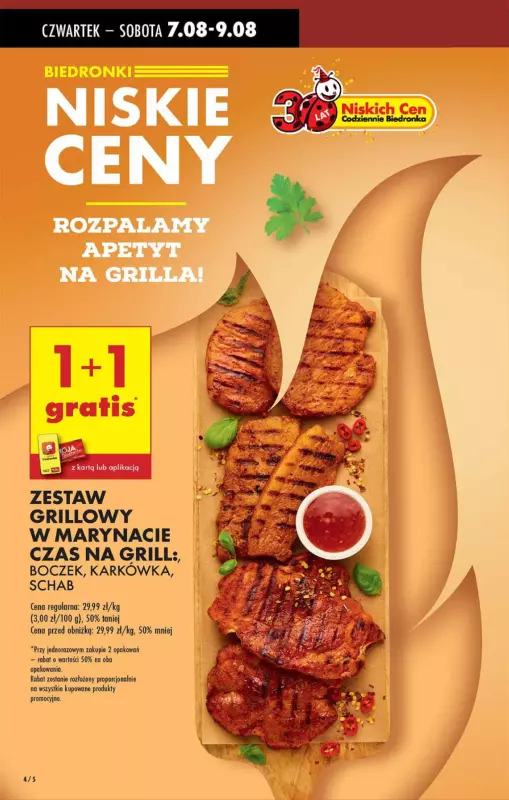 Biedronka - gazetka promocyjna Od czwartku, Z ladą tradycyjną od czwartku 07.08 do środy 13.08 - strona 4