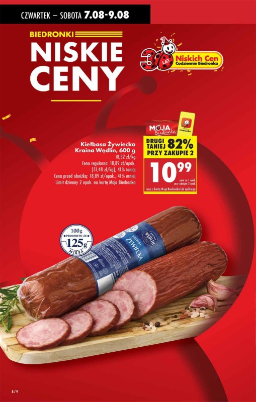 Biedronka - gazetka promocyjna Od czwartku, Z ladą tradycyjną od czwartku 07.08 do środy 13.08 - strona 8