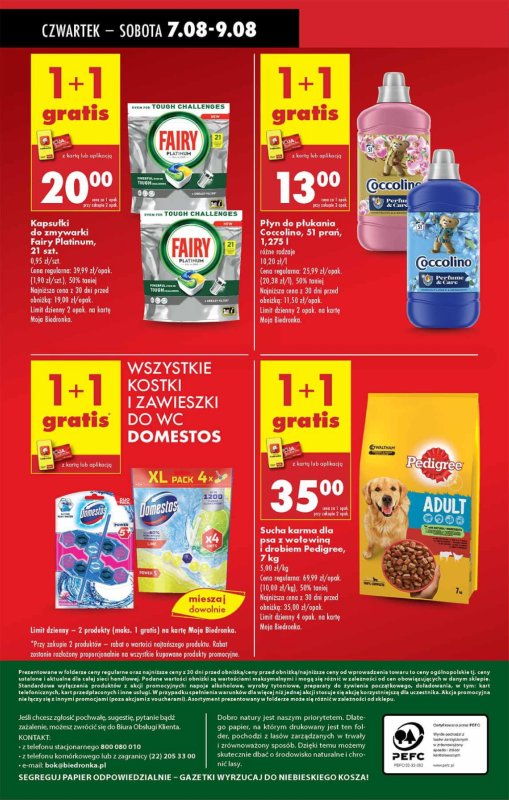 Biedronka - gazetka promocyjna Od czwartku, Z ladą tradycyjną od czwartku 07.08 do środy 13.08 - strona 48