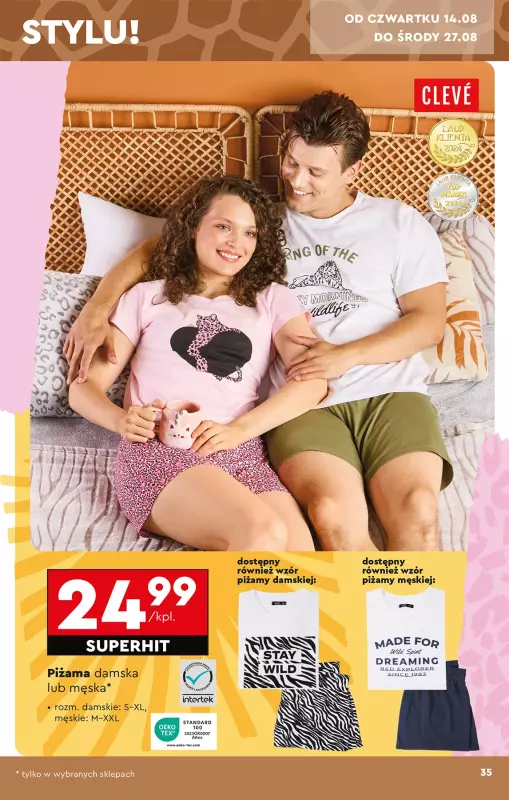Biedronka - gazetka promocyjna Okazje tygodnia od 11.08 od poniedziałku 11.08 do środy 27.08 - strona 39