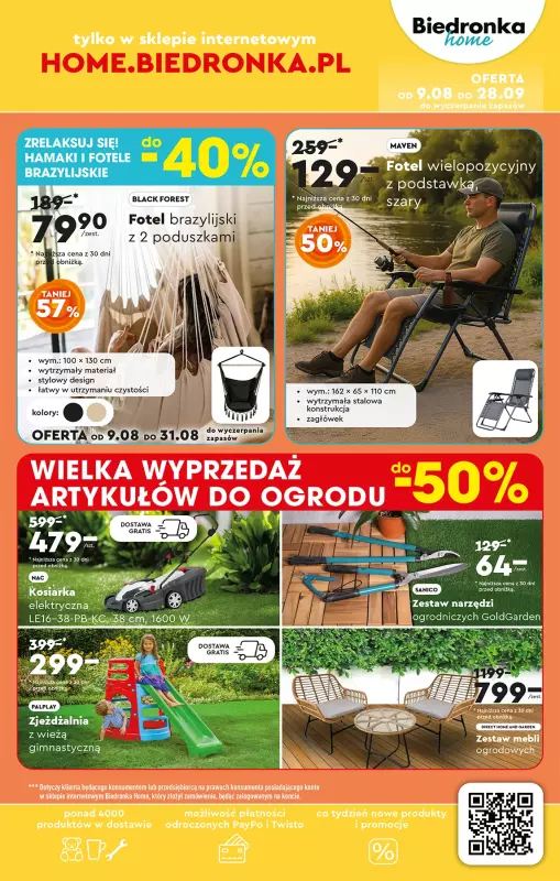 Biedronka - gazetka promocyjna Okazje tygodnia od 11.08 od poniedziałku 11.08 do środy 27.08 - strona 47