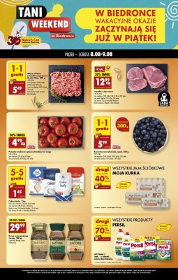 Biedronka - gazetka promocyjna Tani weekend w Biedronce! od piątku 08.08 do soboty 09.08