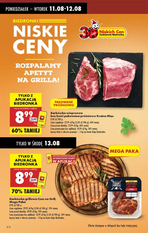 Biedronka - gazetka promocyjna Od poniedziałku   - strona 2