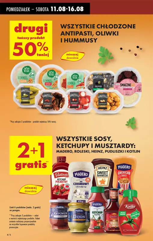 Biedronka - gazetka promocyjna Od poniedziałku od poniedziałku 11.08 do niedzieli 17.08 - strona 4