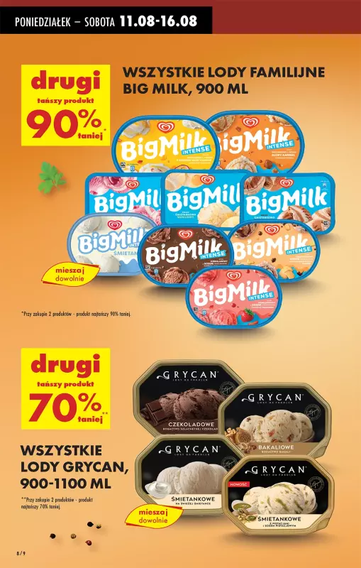 Biedronka - gazetka promocyjna Od poniedziałku od poniedziałku 11.08 do niedzieli 17.08 - strona 8