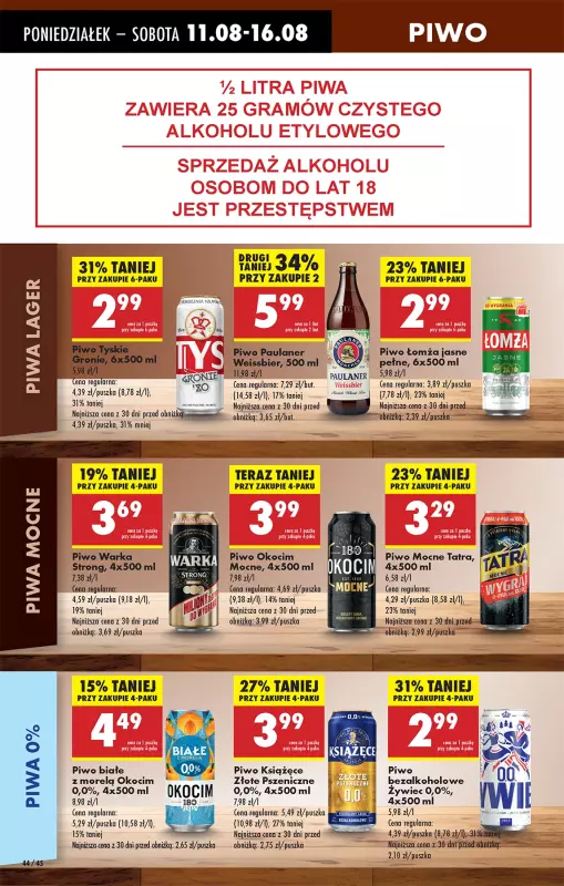 Biedronka - gazetka promocyjna Od poniedziałku od poniedziałku 11.08 do niedzieli 17.08 - strona 50