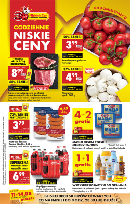 Biedronka - gazetka promocyjna Od poniedziałku od poniedziałku 11.08 do niedzieli 17.08