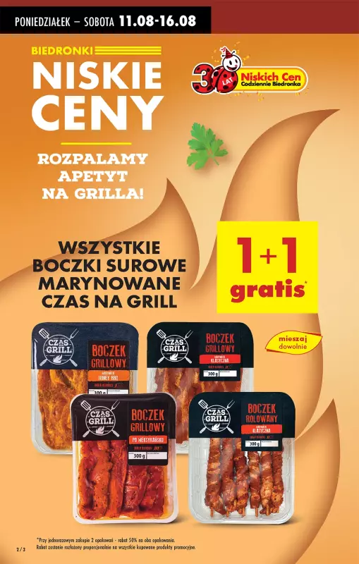 Biedronka - gazetka promocyjna Od poniedziałku, Z ladą tradycyjną   - strona 2
