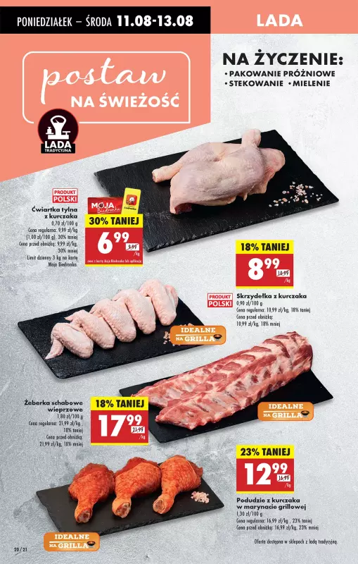 Biedronka - gazetka promocyjna Od poniedziałku, Z ladą tradycyjną od poniedziałku 11.08 do niedzieli 17.08 - strona 26