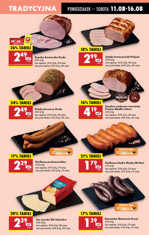 Biedronka - gazetka promocyjna Od poniedziałku, Z ladą tradycyjną od poniedziałku 11.08 do niedzieli 17.08 - strona 27
