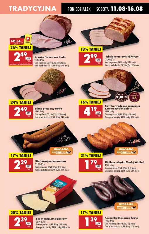 Biedronka - gazetka promocyjna Od poniedziałku, Z ladą tradycyjną od poniedziałku 11.08 do niedzieli 17.08 - strona 27