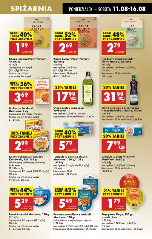 Biedronka - gazetka promocyjna Od poniedziałku, Z ladą tradycyjną od poniedziałku 11.08 do niedzieli 17.08 - strona 43
