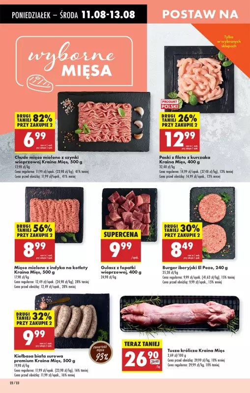 Biedronka - gazetka promocyjna Od poniedziałku, Z ladą tradycyjną od poniedziałku 11.08 do niedzieli 17.08 - strona 28