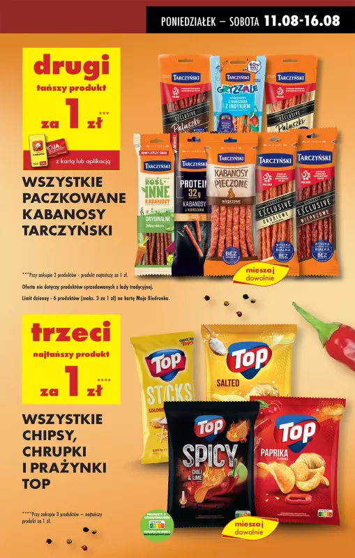 Biedronka - gazetka promocyjna Od poniedziałku, Z ladą tradycyjną od poniedziałku 11.08 do niedzieli 17.08 - strona 5