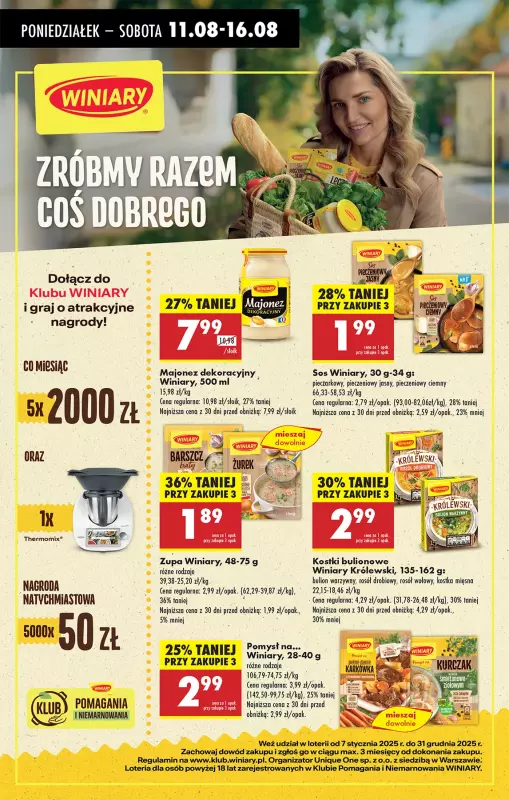 Biedronka - gazetka promocyjna Od poniedziałku, Z ladą tradycyjną od poniedziałku 11.08 do niedzieli 17.08 - strona 77