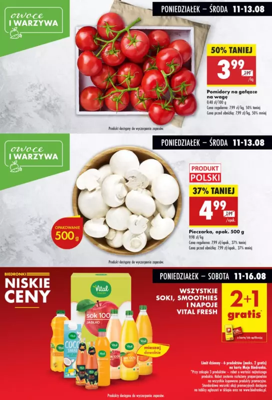 Biedronka - gazetka promocyjna Biedronkowe oszczędności   - strona 3