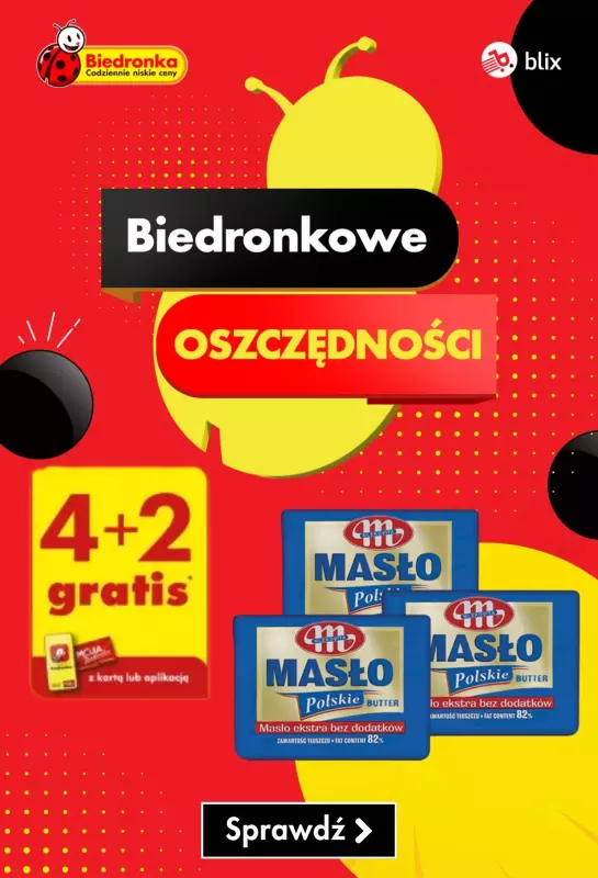 Biedronka - gazetka promocyjna Biedronkowe oszczędności  