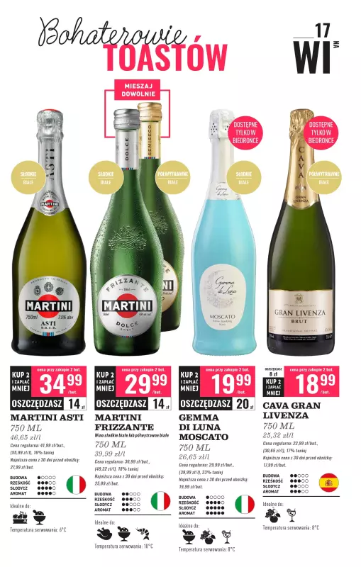 Biedronka - gazetka promocyjna Czas na Toast! od poniedziałku 11.08 do soboty 23.08 - strona 17