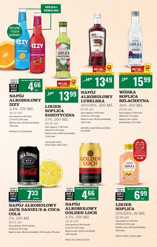 Biedronka - gazetka promocyjna Czas na Toast! od poniedziałku 11.08 do soboty 23.08 - strona 34