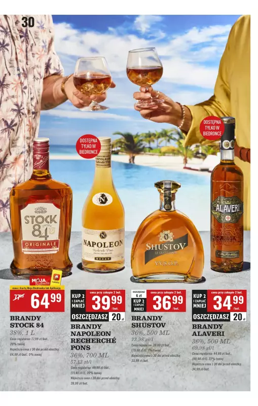 Biedronka - gazetka promocyjna Czas na Toast! od poniedziałku 11.08 do soboty 23.08 - strona 30