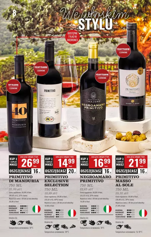 Biedronka - gazetka promocyjna Czas na Toast! od poniedziałku 11.08 do soboty 23.08 - strona 8