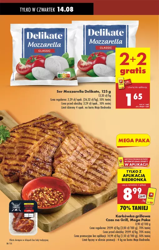 Biedronka - gazetka promocyjna Od czwartku od czwartku 14.08 do środy 20.08 - strona 10