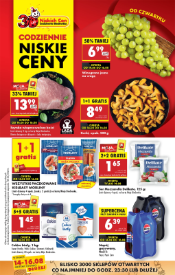 Biedronka - gazetka promocyjna Od czwartku, Z ladą tradycyjną od czwartku 14.08 do środy 20.08