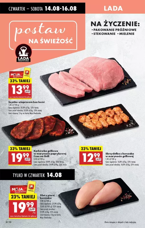 Biedronka - gazetka promocyjna Od czwartku, Z ladą tradycyjną od czwartku 14.08 do środy 20.08 - strona 42