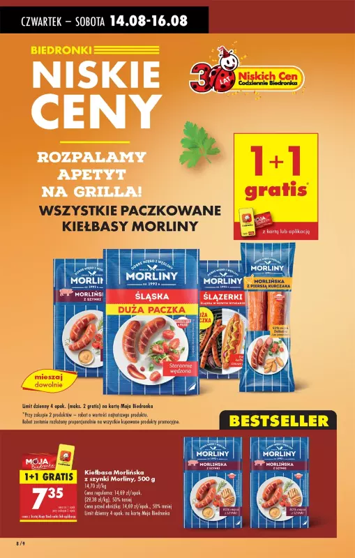 Biedronka - gazetka promocyjna Od czwartku, Z ladą tradycyjną od czwartku 14.08 do środy 20.08 - strona 12