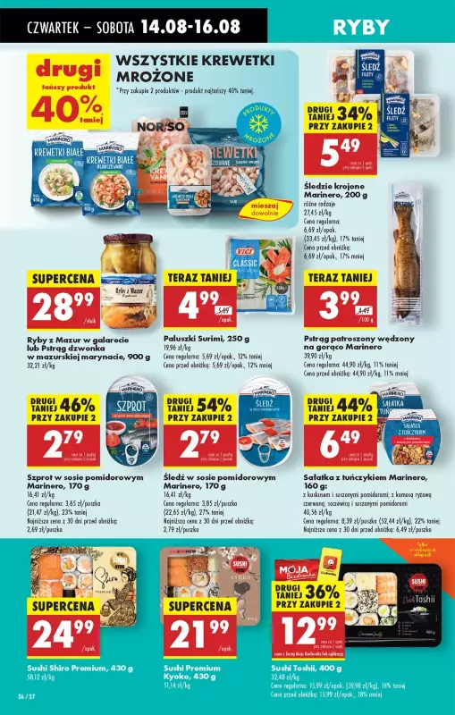 Biedronka - gazetka promocyjna Od czwartku, Z ladą tradycyjną od czwartku 14.08 do środy 20.08 - strona 48