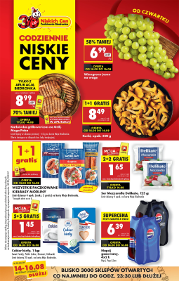 Biedronka - gazetka promocyjna Od czwartku od czwartku 14.08 do środy 20.08