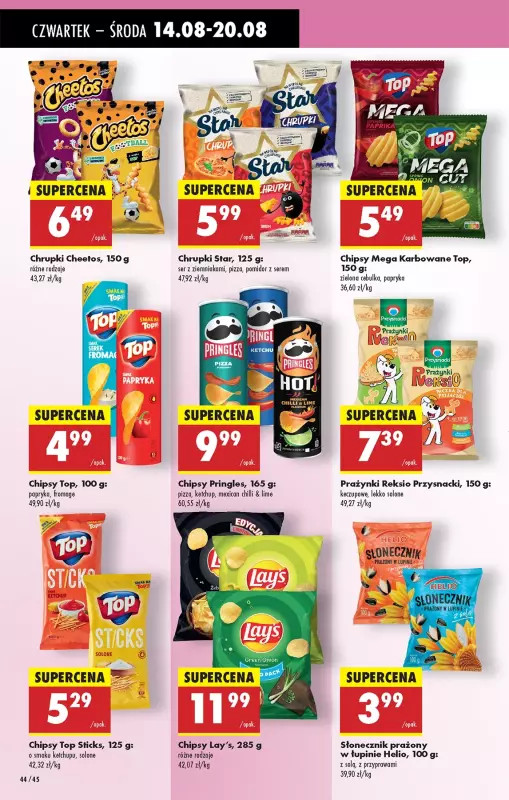 Biedronka - gazetka promocyjna Od czwartku od czwartku 14.08 do środy 20.08 - strona 58