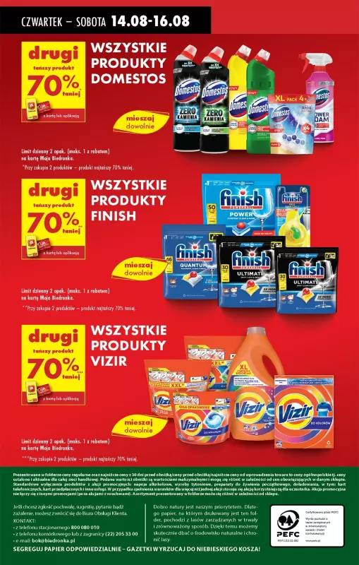 Biedronka - gazetka promocyjna Od czwartku od czwartku 14.08 do środy 20.08 - strona 76
