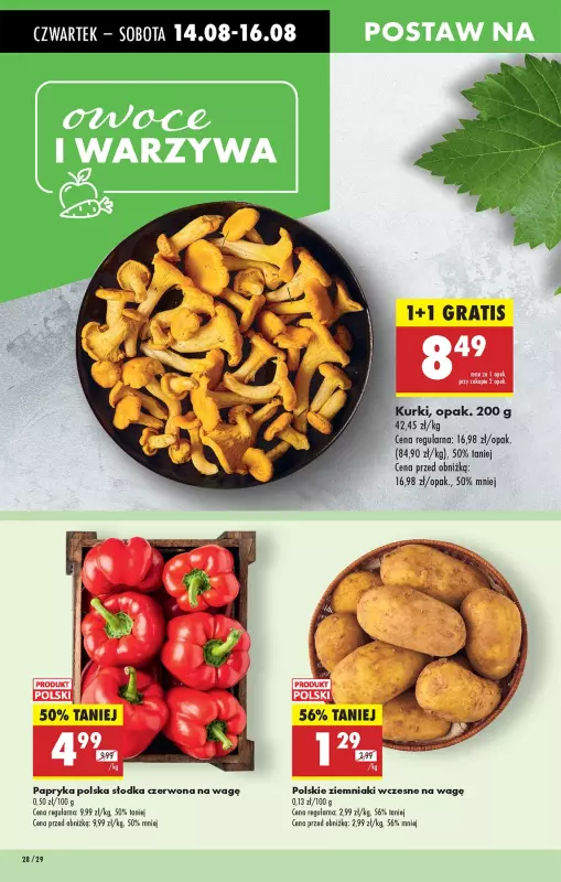 Biedronka - gazetka promocyjna Od czwartku od czwartku 14.08 do środy 20.08 - strona 34