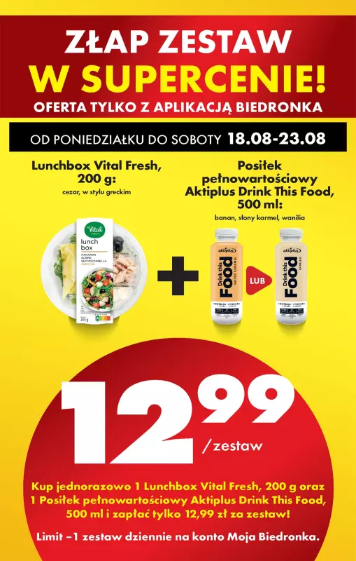 Biedronka - gazetka promocyjna Od poniedziałku od poniedziałku 18.08 do niedzieli 24.08 - strona 78