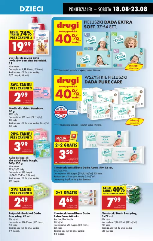 Biedronka - gazetka promocyjna Od poniedziałku od poniedziałku 18.08 do niedzieli 24.08 - strona 63