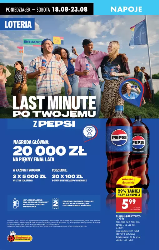 Biedronka - gazetka promocyjna Od poniedziałku od poniedziałku 18.08 do niedzieli 24.08 - strona 71