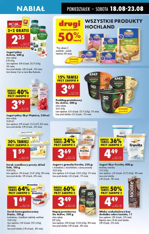 Biedronka - gazetka promocyjna Od poniedziałku od poniedziałku 18.08 do niedzieli 24.08 - strona 35