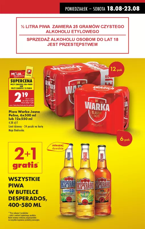 Biedronka - gazetka promocyjna Od poniedziałku od poniedziałku 18.08 do niedzieli 24.08 - strona 11