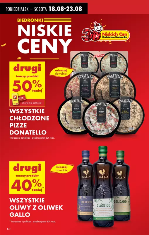 Biedronka - gazetka promocyjna Od poniedziałku od poniedziałku 18.08 do niedzieli 24.08 - strona 4