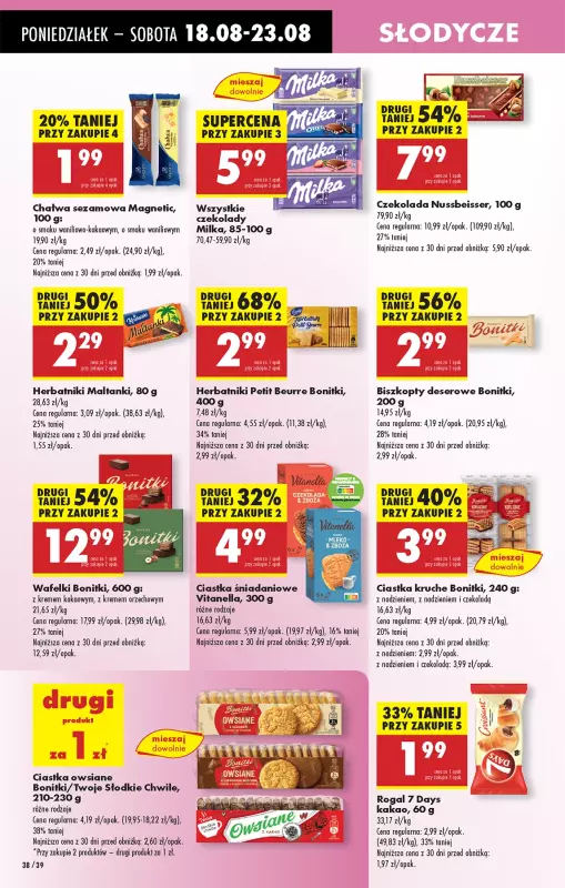 Biedronka - gazetka promocyjna Od poniedziałku od poniedziałku 18.08 do niedzieli 24.08 - strona 44