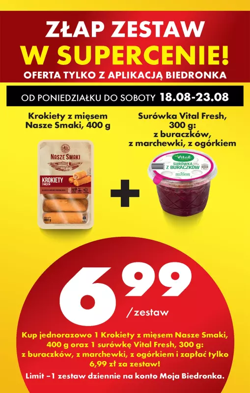 Biedronka - gazetka promocyjna Od poniedziałku od poniedziałku 18.08 do niedzieli 24.08 - strona 76