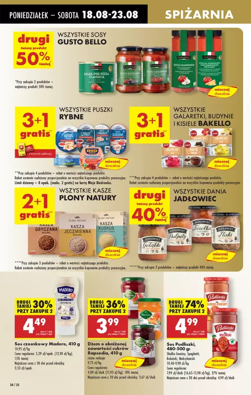Biedronka - gazetka promocyjna Od poniedziałku, Z ladą tradycyjną od poniedziałku 18.08 do niedzieli 24.08 - strona 40