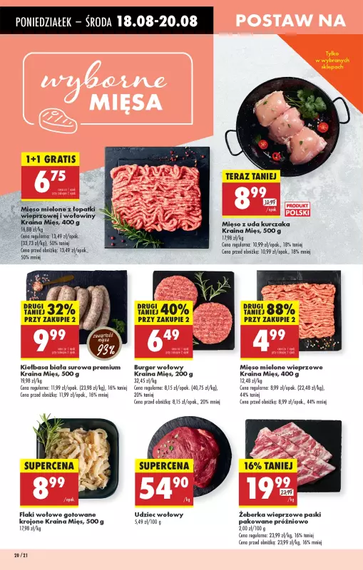 Biedronka - gazetka promocyjna Od poniedziałku, Z ladą tradycyjną od poniedziałku 18.08 do niedzieli 24.08 - strona 24