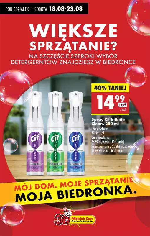 Biedronka - gazetka promocyjna Od poniedziałku, Z ladą tradycyjną od poniedziałku 18.08 do niedzieli 24.08 - strona 60
