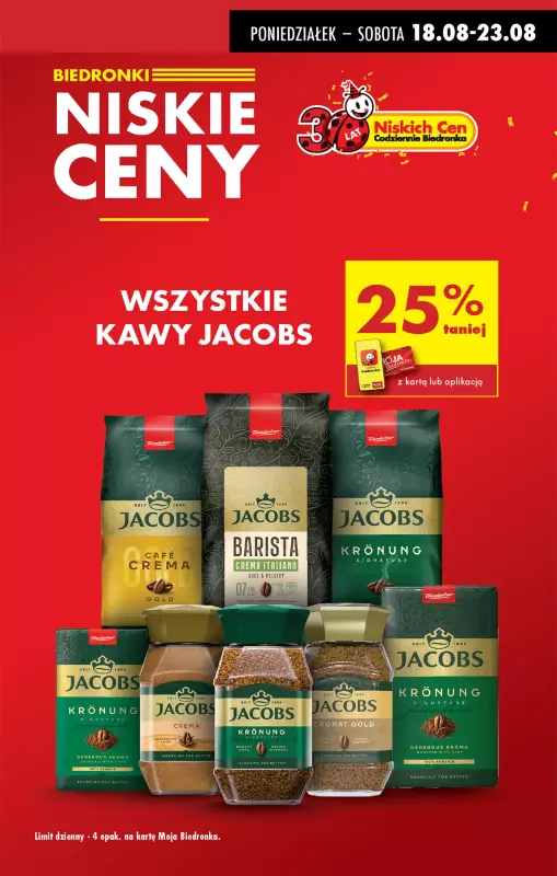Biedronka - gazetka promocyjna Od poniedziałku, Z ladą tradycyjną od poniedziałku 18.08 do niedzieli 24.08 - strona 5