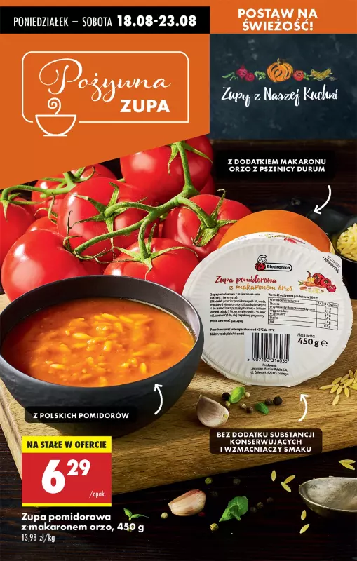 Biedronka - gazetka promocyjna Od poniedziałku, Z ladą tradycyjną od poniedziałku 18.08 do niedzieli 24.08 - strona 28