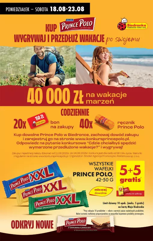 Biedronka - gazetka promocyjna Od poniedziałku, Z ladą tradycyjną od poniedziałku 18.08 do niedzieli 24.08 - strona 46